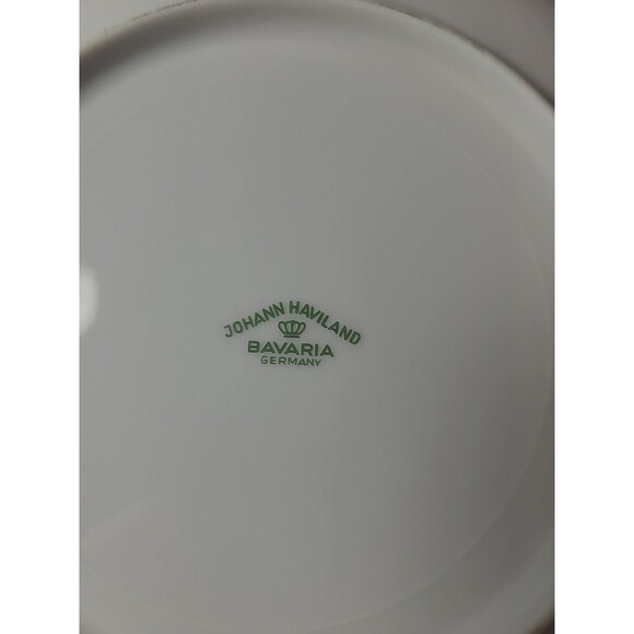 Johann Haviland Bavaria Blue Garland Soup/Salad Bowls 7 1/2" Set of 4 - Picture 4 of 4